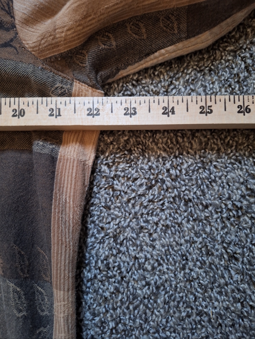 Northcrest Plaid Cotton Shirt in Tan and Brown - Picture 10 of 10